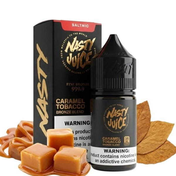 Nasty Juice Bronze Blend (Caramel Tobacco) Salt Likit (30ml) 10 Basliksiz 67