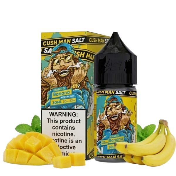 Nasty Cush Man Mango Banana Salt Likit (30ml) 2 nastycushmanmangobanana saltlikit