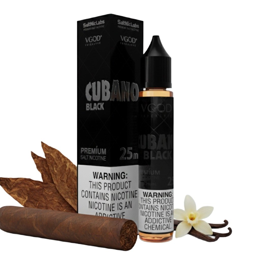 VGOD Cubano Black Salt Likit (30ml) 1 vgodcubanoblack saltlikit
