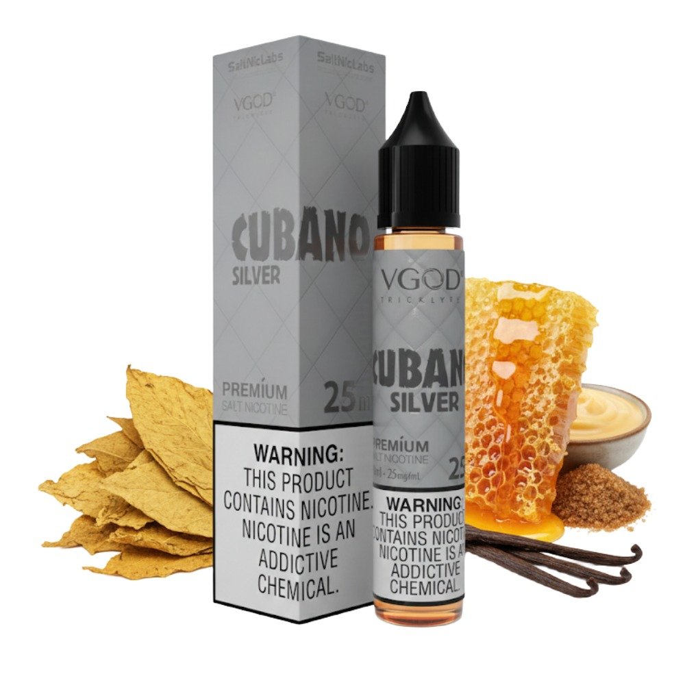 VGOD Cubano Silver Salt Likit (30ml) 1 vgodcubanosilver saltlikit