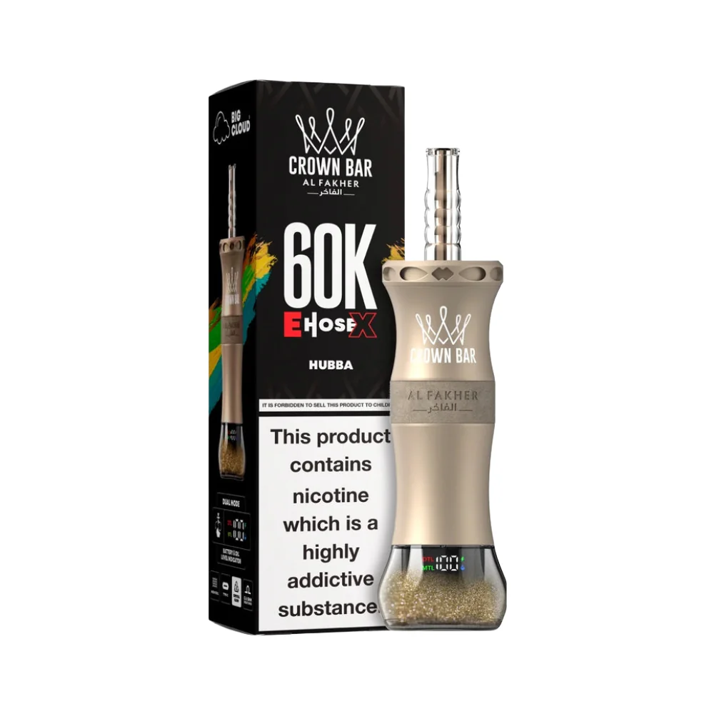 Al Fakher Crown Bar 60000 1 al fakher 60000 hubba